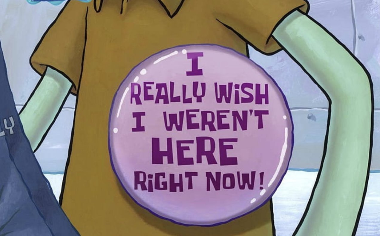 Squidward's Button / I Really Wish I Weren't Here Right Now | Know Your ...