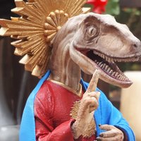 raptor jesus 3d print