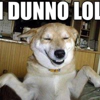 I Dunno LOL ¯\(°_o)/¯ I Dunno LOL ¯\(°_o)/¯