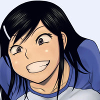 Mega Milk / Titty Monster anime girl smiling crazily