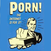 The Internet Is For Porn The Internet Is For Porn graphic image with a man offering tissues.