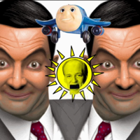 Mr. Bean and Jay Jay the Jet Plane