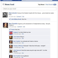 History Through Facebook