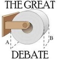 The Great Toilet Paper Debate
