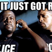Shit Just Got Real meme with a scene from the Bad Boys 2 movie.