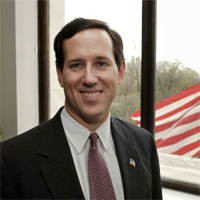 Rick Santorum Rick Santorum in a suit