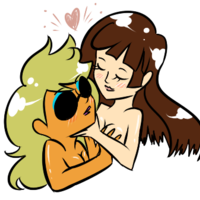 Other-Girls-Sempai and Normal-Chan / Creamsicle