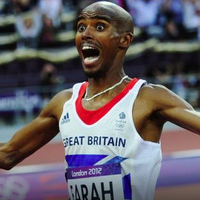 Mo Farah Running Away From Things