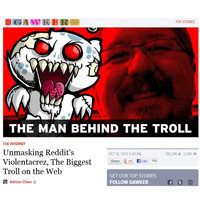 Gawker's Violentacrez Exposé Controversy Gawker's Violentacrez Exposé Controversy