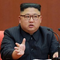 Kim Jong-un Kim Jong Un delivering a speech