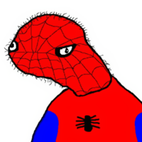 Spoderman / Spodermen MS paint drawing of Spider Man spooderman memes.