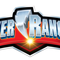 Power Rangers Power Rangers Logo with Lightening Bolt and spark strike
