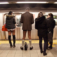 No Pants Subway Ride