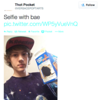 @Versacepoptarts' Hot Pocket Stunt