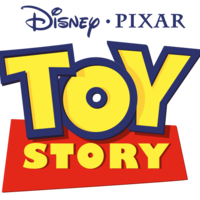 Toy Story Toy Story logo under the Disney and Pixar logos
