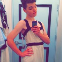 Leelah Alcorn's Death Leelah Alcorn in a black and white dress