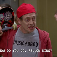 How Do You Do Fellow Kids meme format depicting Steve Buscemi.