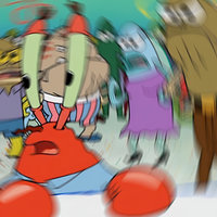 Confused Mr. Krabs meme.