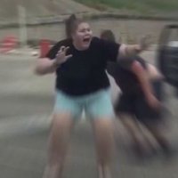 Houston Road Rage Brawl