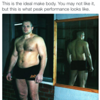"This Is the Ideal Male Body" Steven Crowder tweet with a photo of a shirtless Fedor Vladimirovich Emelianenko