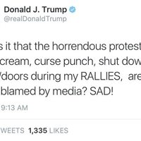 Donald Trump's "Sad" Tweets Donald Trump's "Sad" Tweets