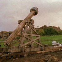 trebuchet machine weapon projectile