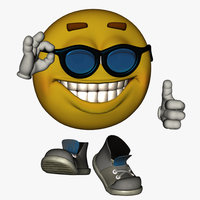Thumbs up emoji meme depicting a yellow smiley face with sunglasses giving thumbs up.