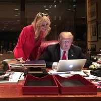 Kellyanne Conway's "Working Hard" Photo