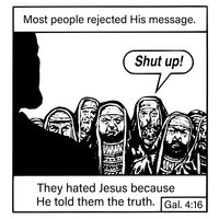 Most People Rejected His Message meme.
