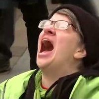 Luke Crywalker Luke Crywalker crying liberal woman meme.