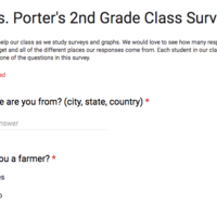 Mrs. Porter's Second Grade Class Survey