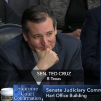 Ted Cruz Looking Pleased