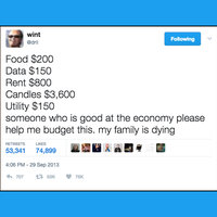 Someone Who Is Good At The Economy Please Help Me meme.