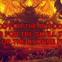 Blood for the Blood God Blood for the Blood God meme example.