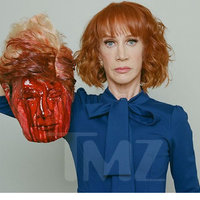 Kathy Griffin's Beheaded Trump Picture