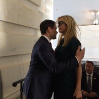 Marco Rubio Hugs Ivanka Trump