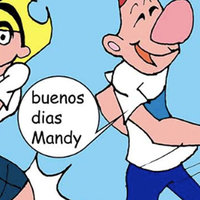 Buenos Dias, Mandy Billy slapping Mandy's butt