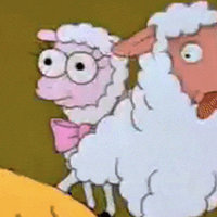 Homer Simpson Lamb Push