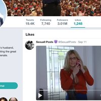 Ted Cruz "Likes" a Pornographic Tweet Followers
3.01M
Follow
19.4K
Likes
Following
7,740
Likes
1,248
Ted Cruze
@tedcruz
Father of two, @heidiscruz's husband,
fighter for liberty. Representing the great
state of Texas in the U.S. Senate.
@ Houston. Texas
tedcruz.org
Joined March 2009
O Born on December 22
Tweet to Ted Cruz
g 15 Followers you know
@SexuaIIPosts • Sep II
Sexuall Posts
016/220