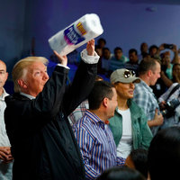 Donald Trump's Paper Towel Toss