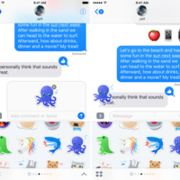 iOS 10 iMessage Stickers