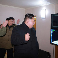 Kim Jong-un Watching Television Kim Jong-un Watching Television