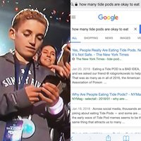 Tide Pod Eating Super Bowl Kid