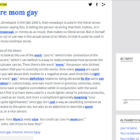 Family/ relation insults