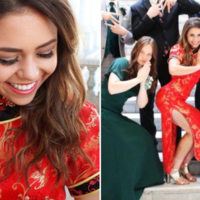 Keziah's Chinese Prom Dress