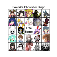Favorite Character Bingo