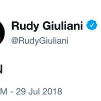 Rudy Giuliani's "You" Tweet