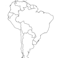 Map of South America