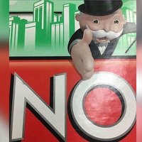 Monopoly Man's "NO"