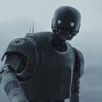 Congratulations! You Are Being Rescued The droid K-2SO from the movie Rogue One